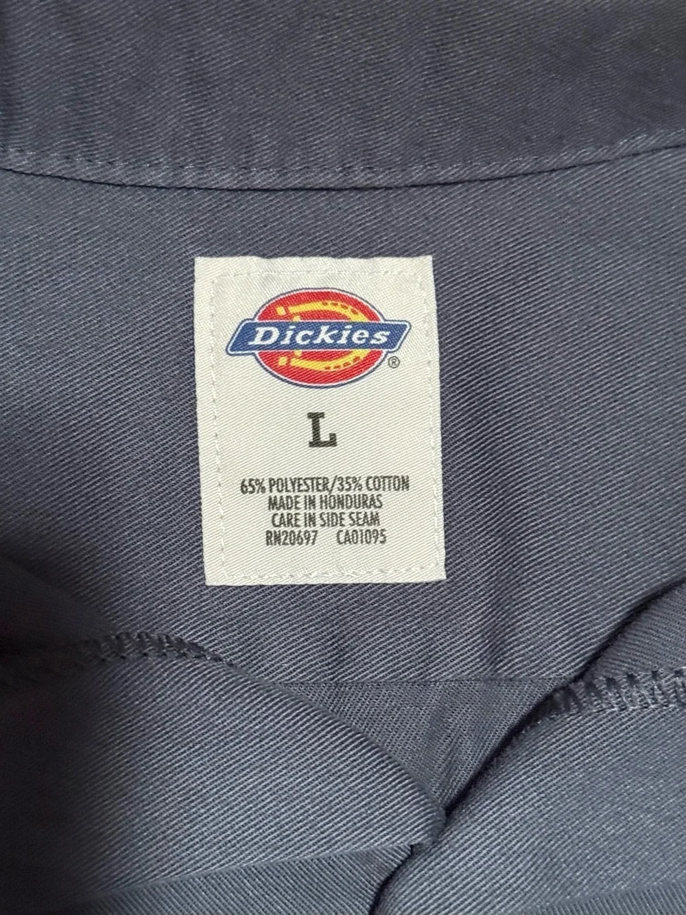 Dickies Men's Dark Navy Button-Front Shirt Jacket